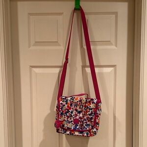Kipling Multicolor Floral Crossbody insulated bag